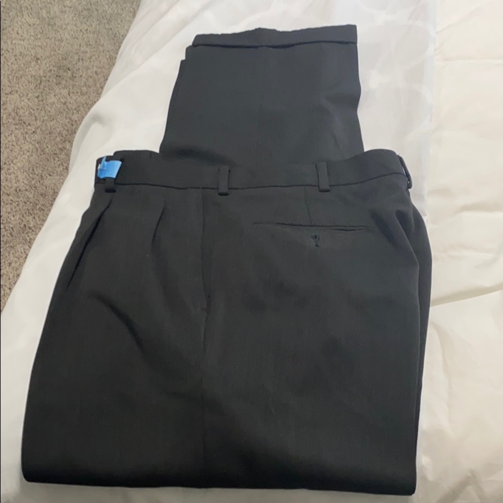 Black  dress slacks with cuff